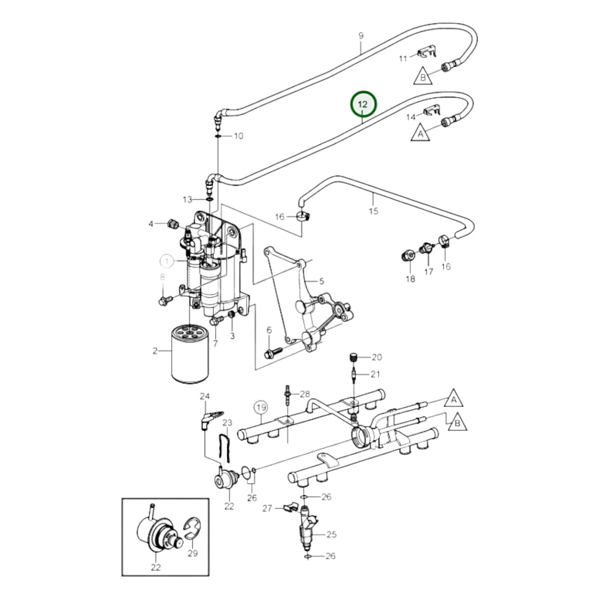 3888725 - Fuel Hose