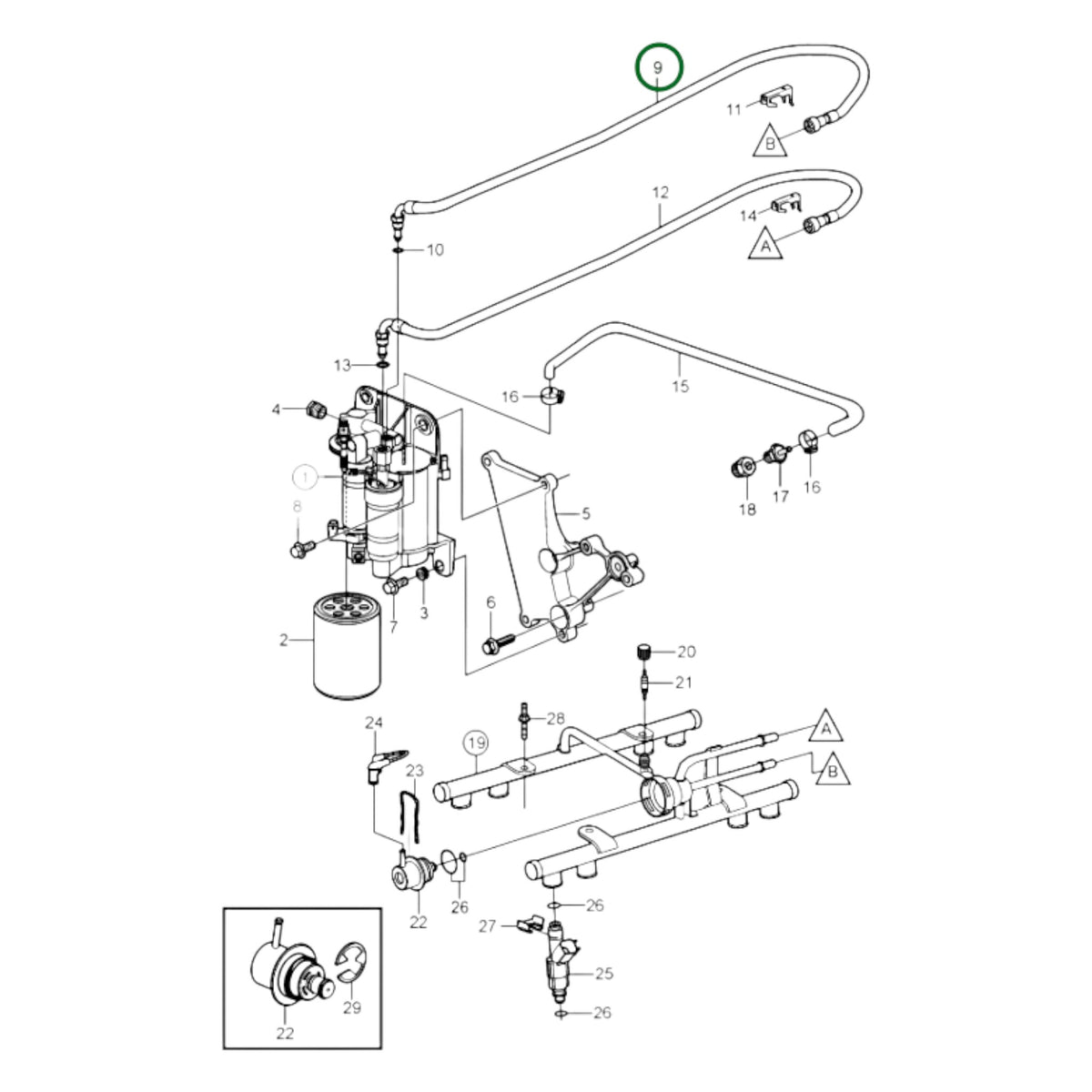 3888727 - Fuel Hose