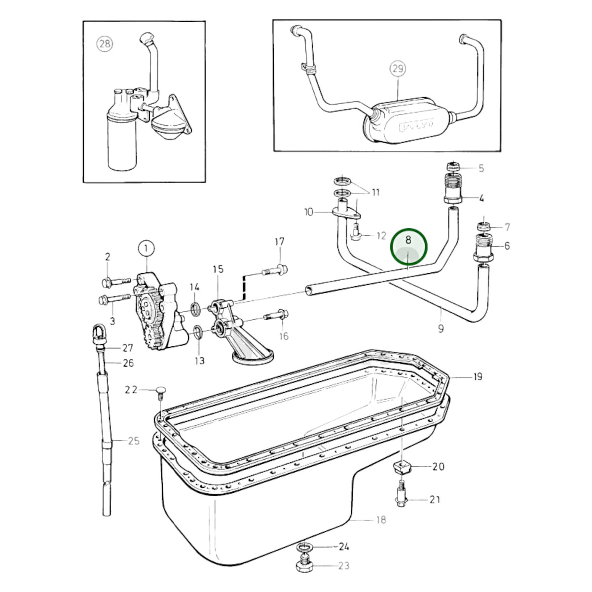 420994 - Oil Pressure Pipe