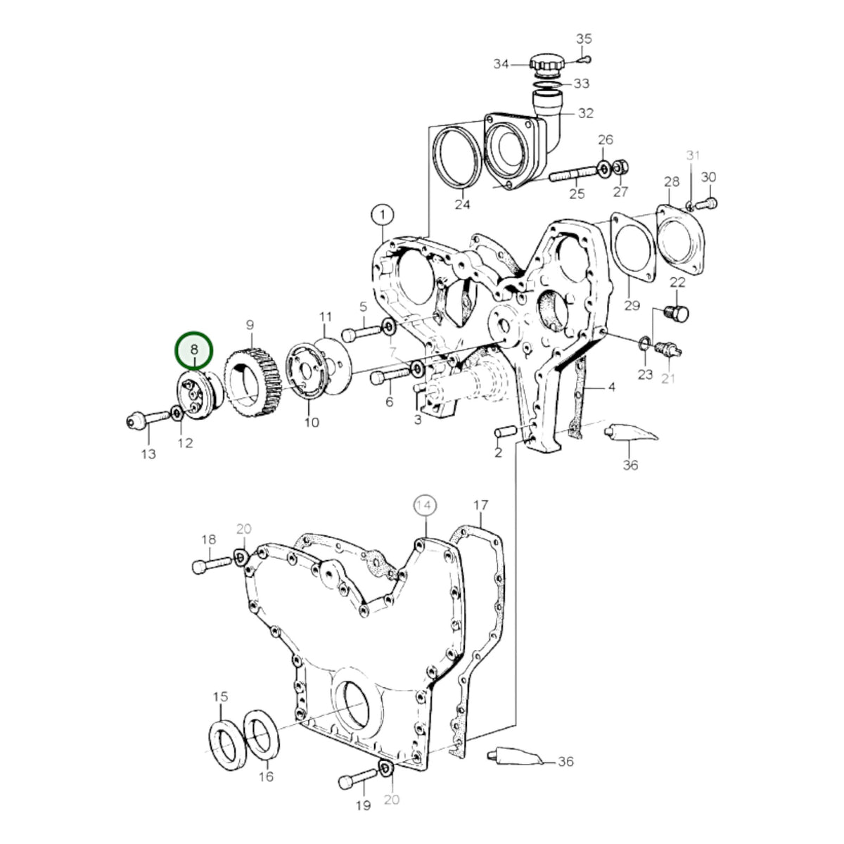422766 - Bearing Spindle
