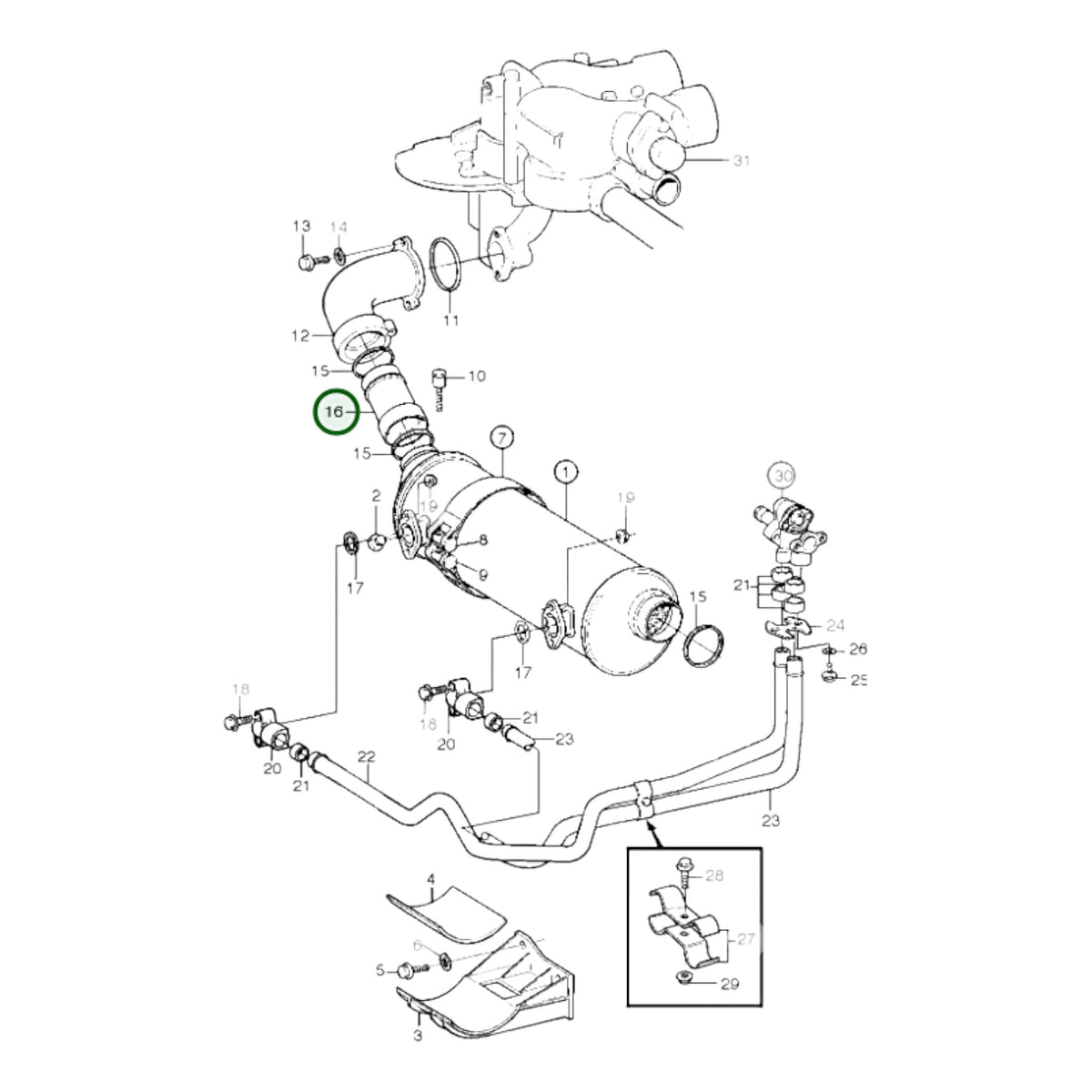 425776 - Oil Return Pipe