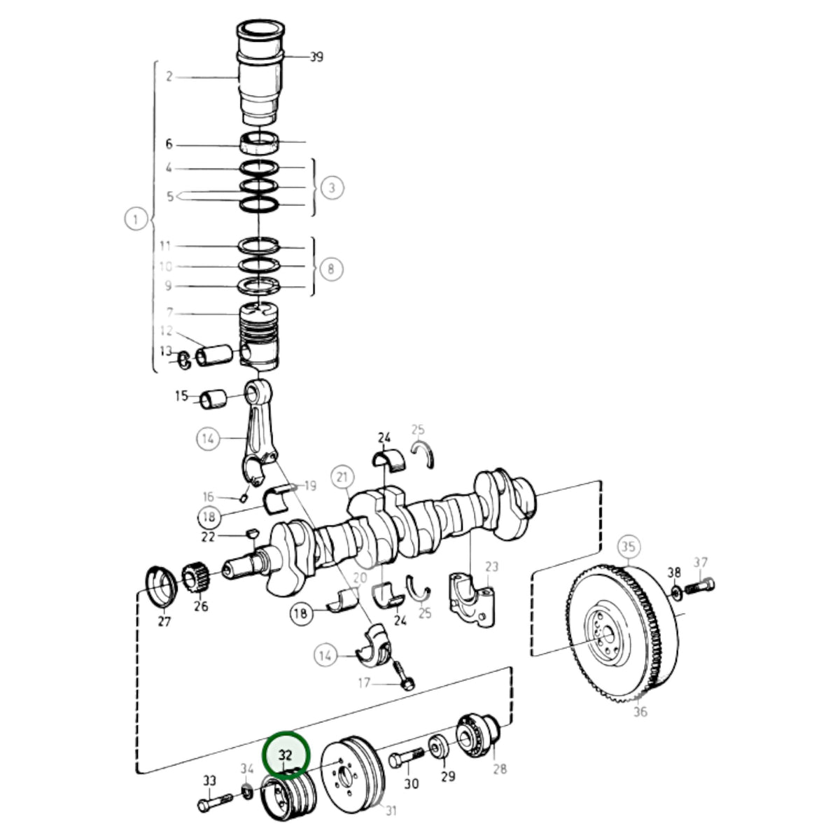 468187- V-Belt Pulley