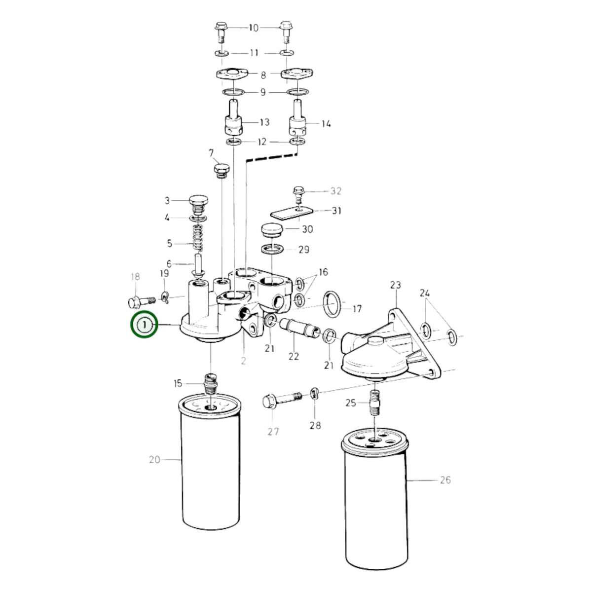 471600 - Oil Filter Housing