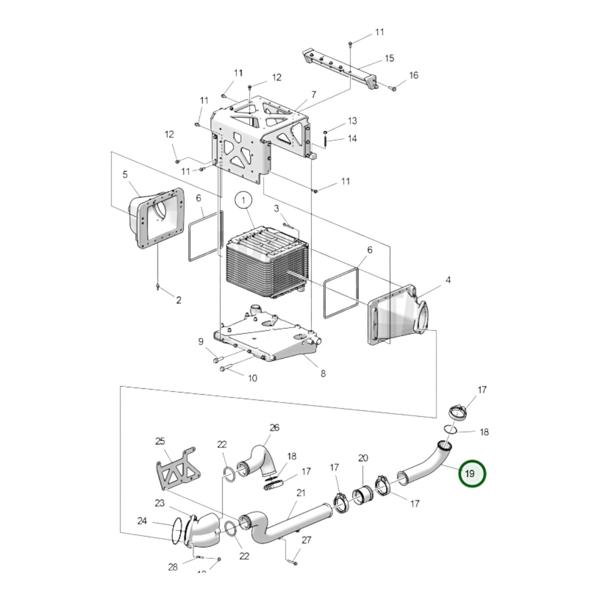 78540498 - Charge Air Pipe