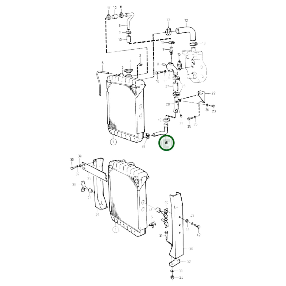 821070 - Radiator Hose