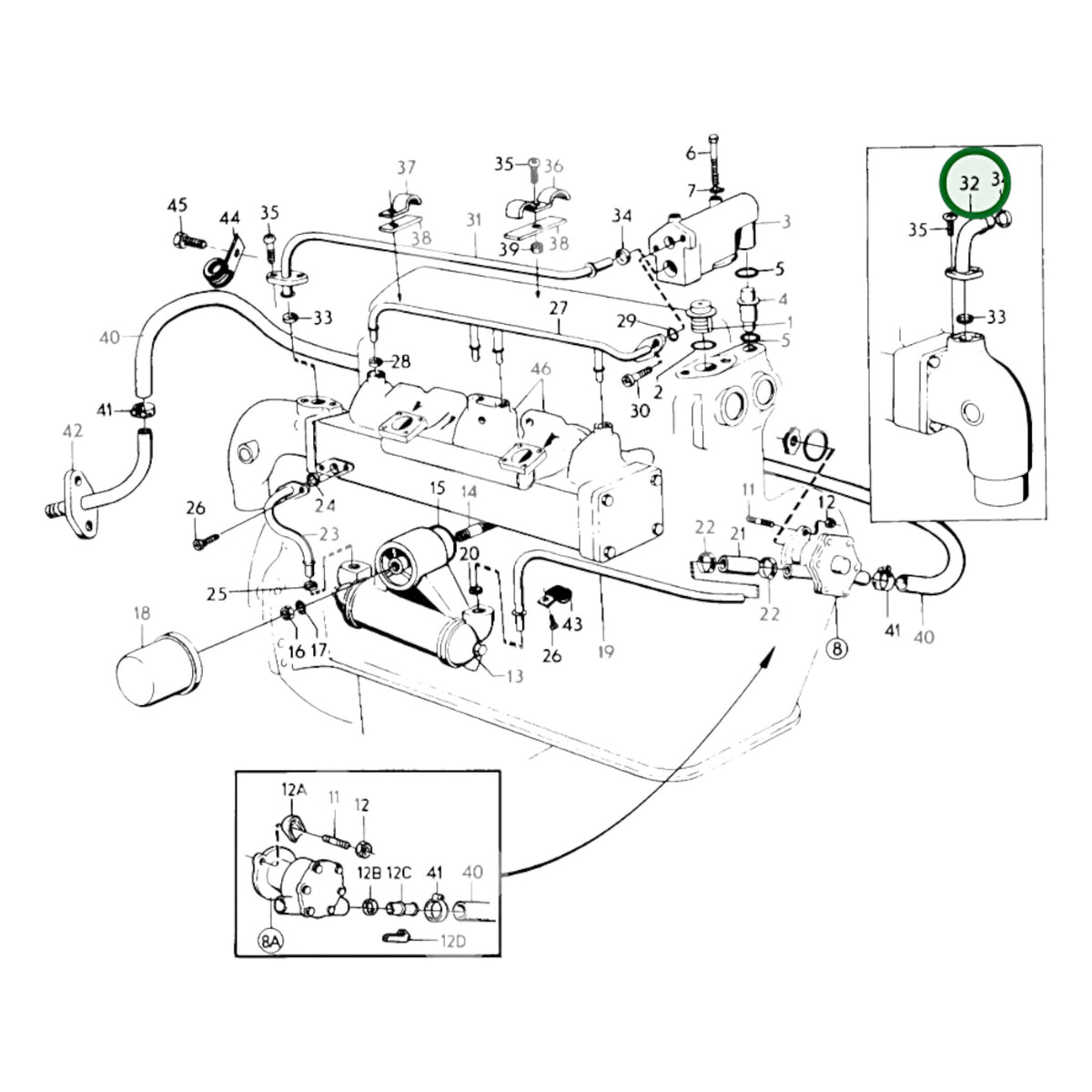 824565 - Coolant Pipe