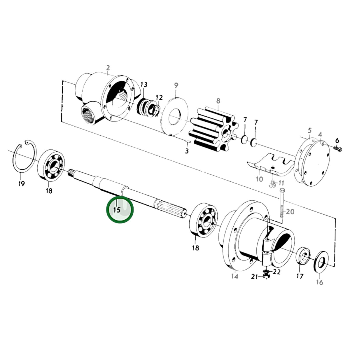 826250 - Pump Shaft