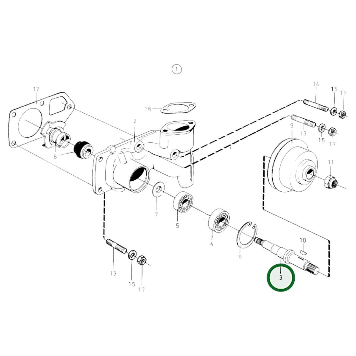 826867 - Pump Shaft