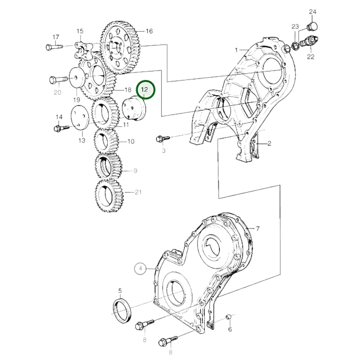 838997 - Bearing Spindle