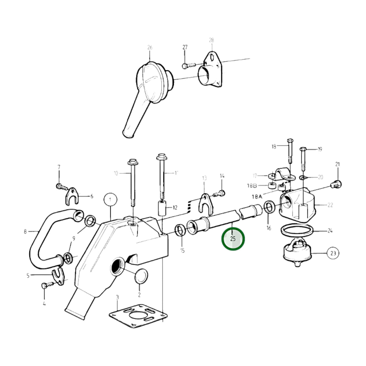 840678 - Coolant Pipe