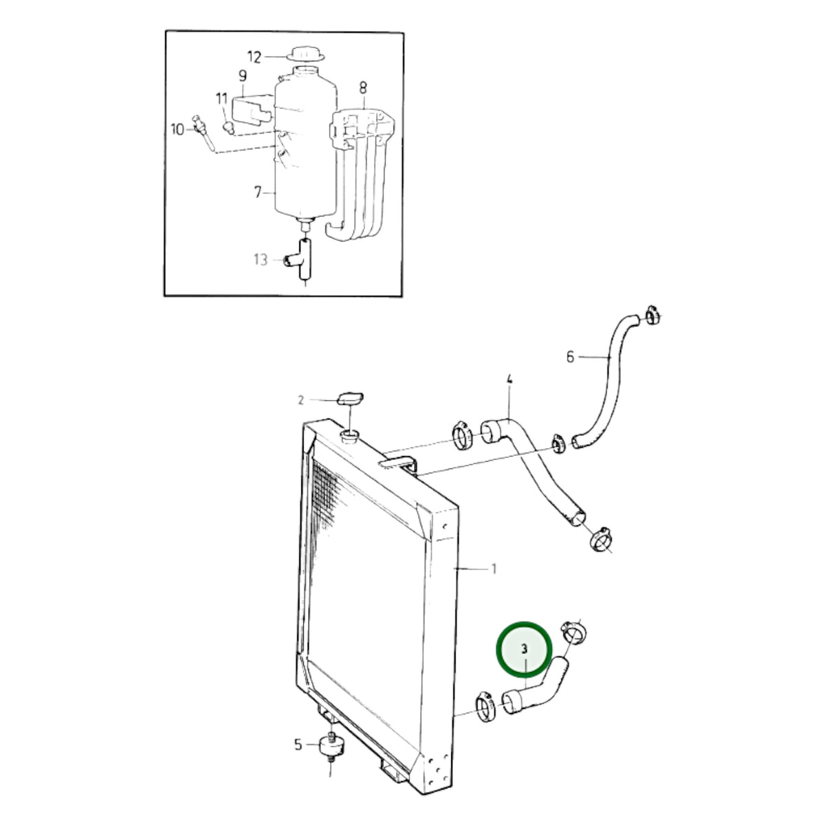 844057 - Radiator Hose