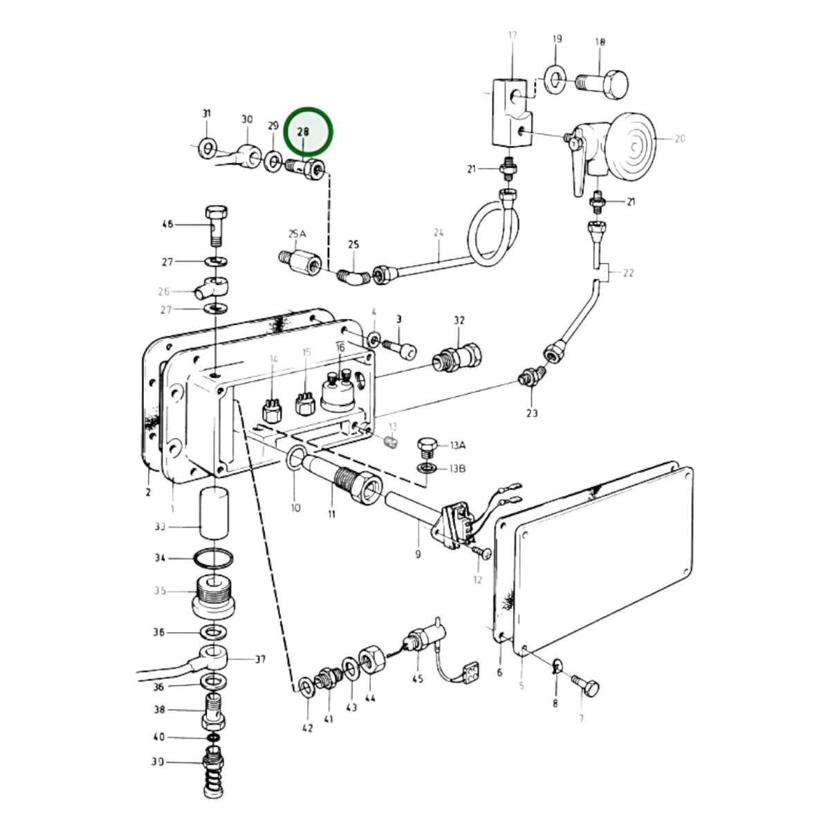 846808 - Oil Pressure Pipe