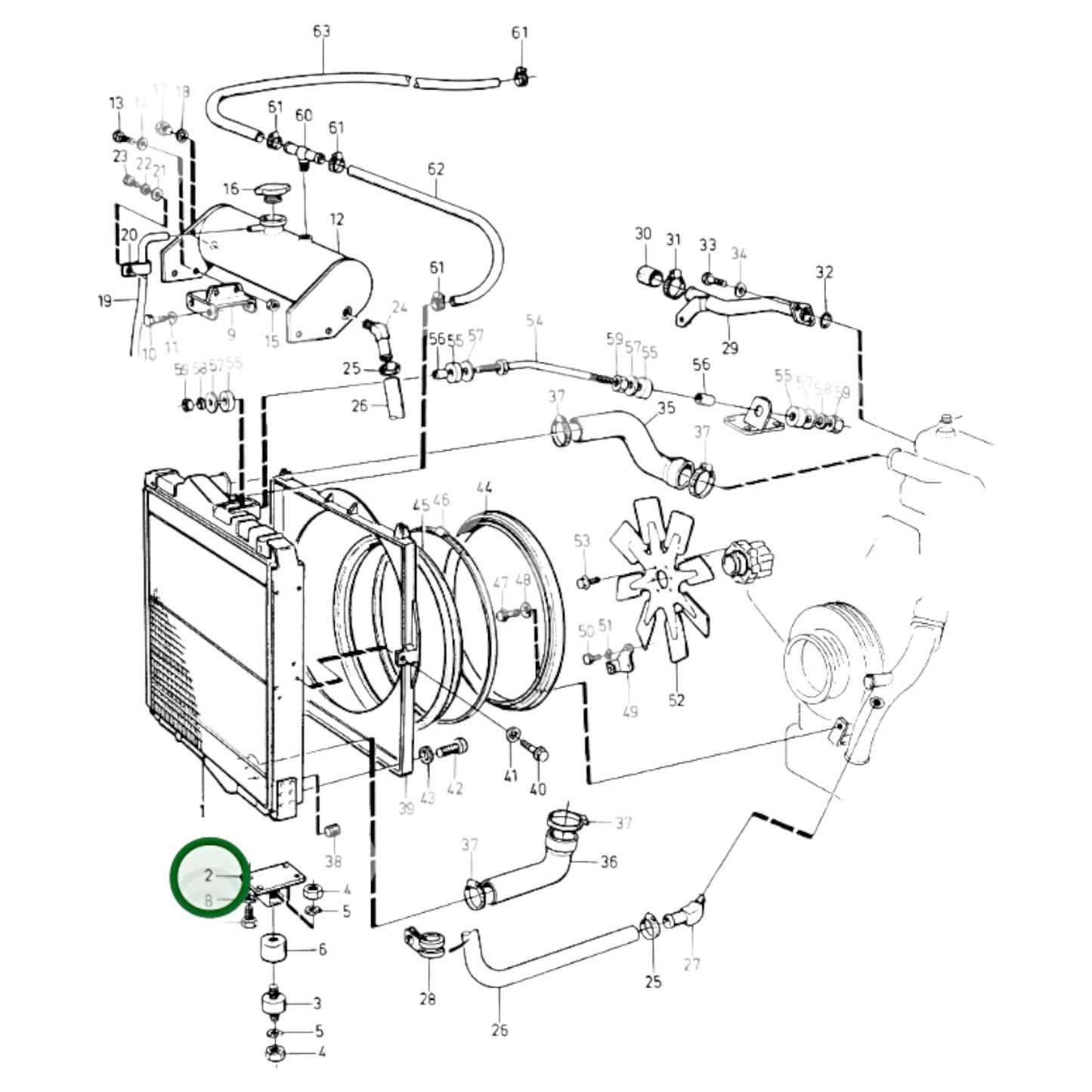 847352 - Radiator Bracket