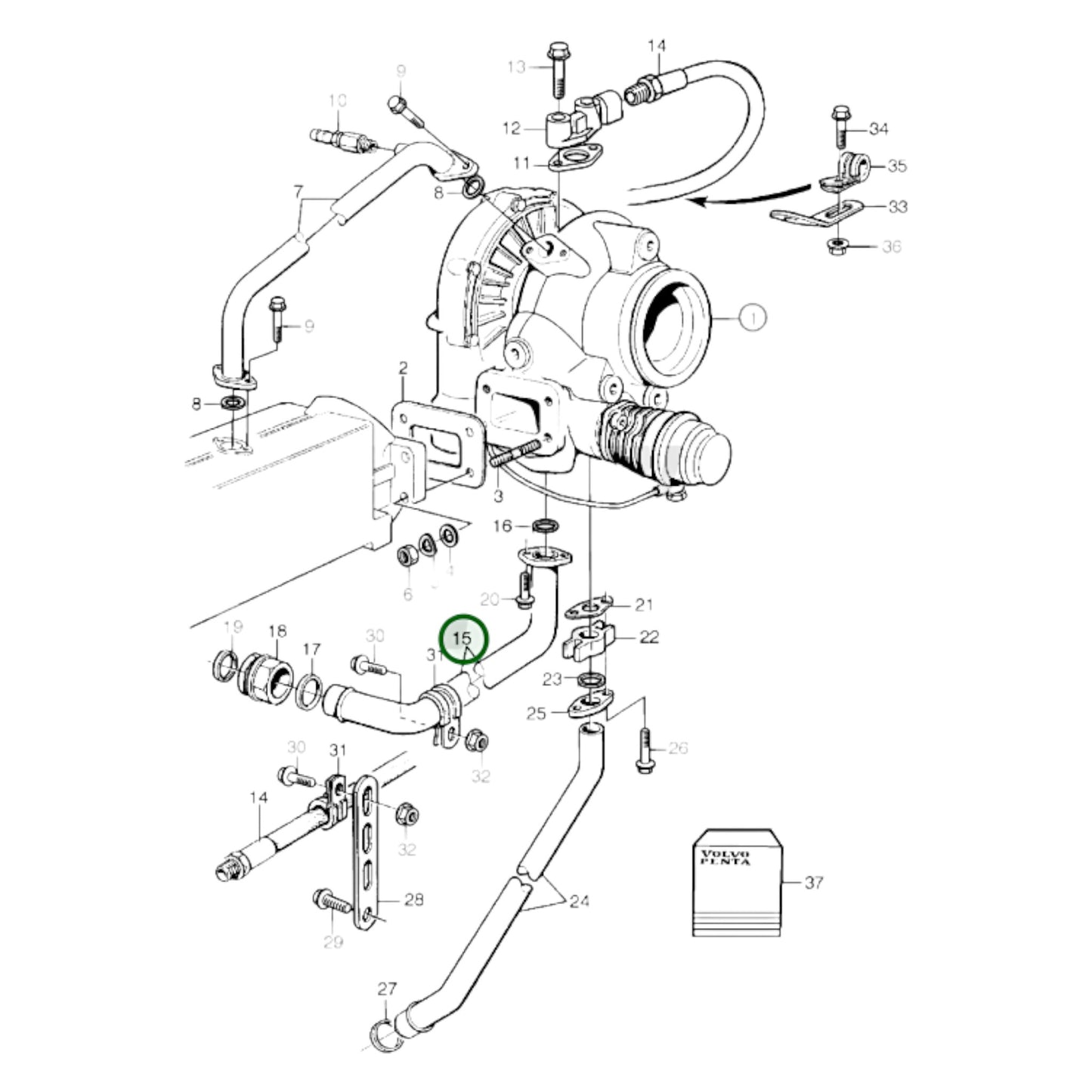 847838 - Coolant Pipe