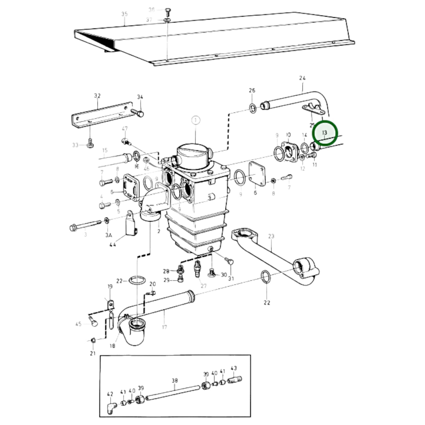 848476 - Coolant Pipe