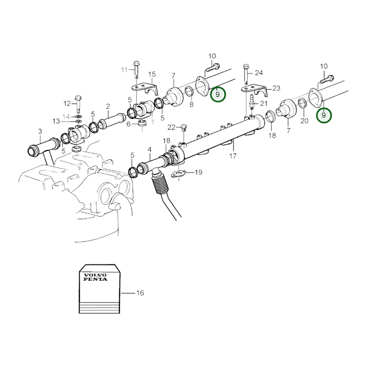 849074 - Coolant Pipe