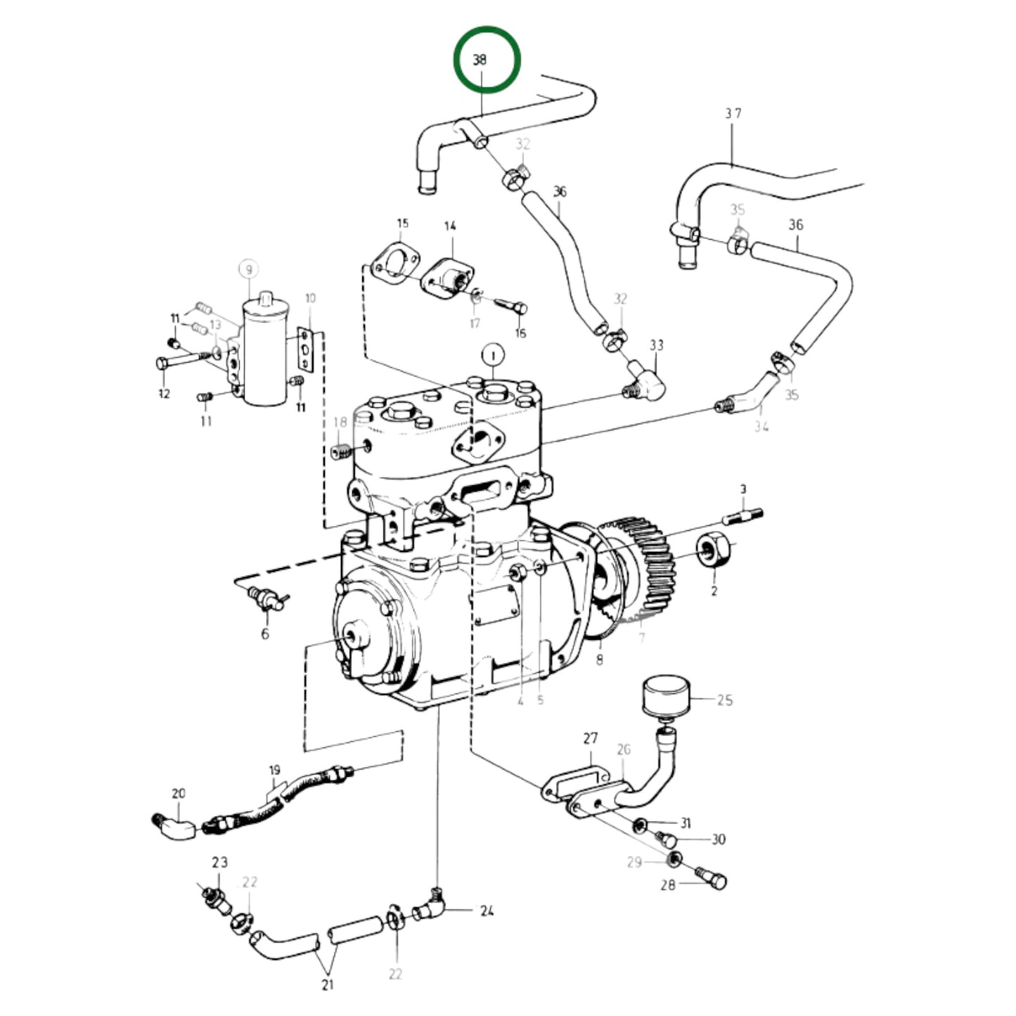 849084 - Coolant Pipe