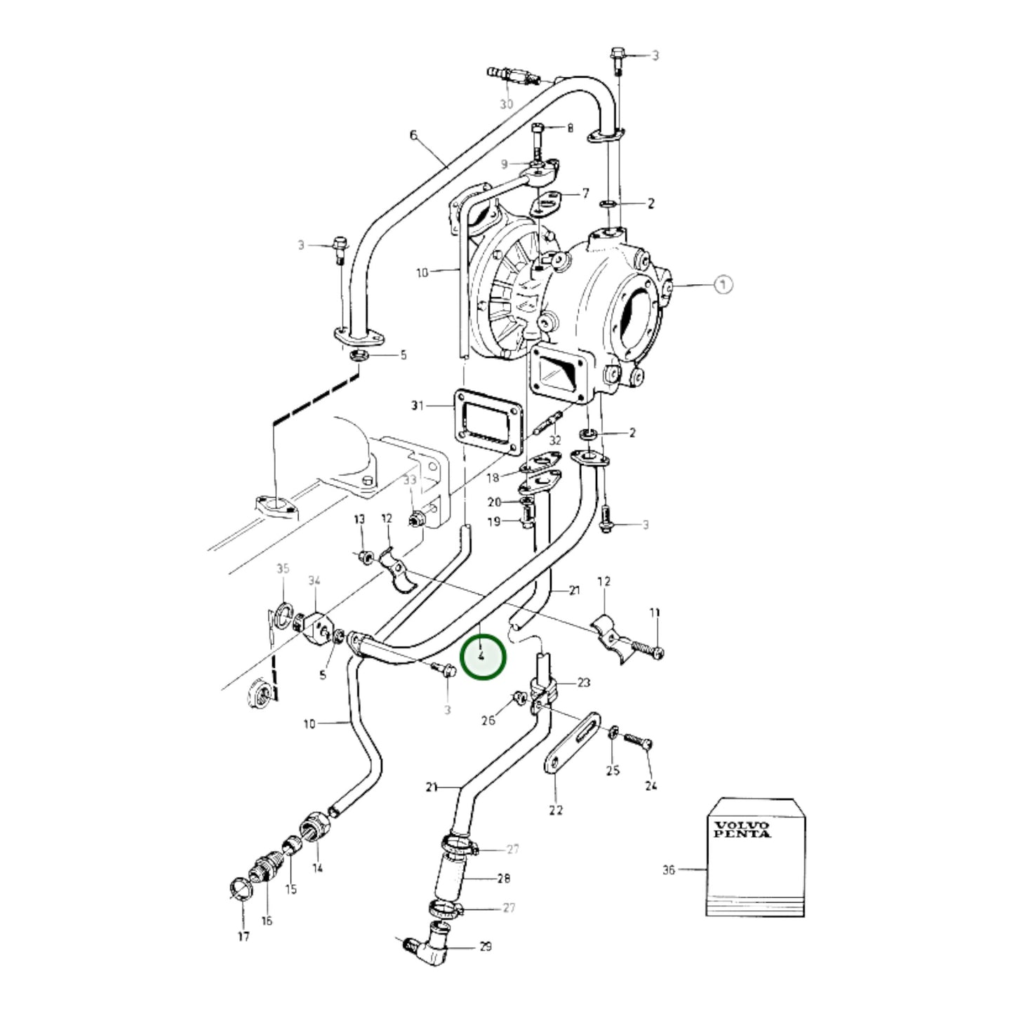 849202 - Coolant Pipe