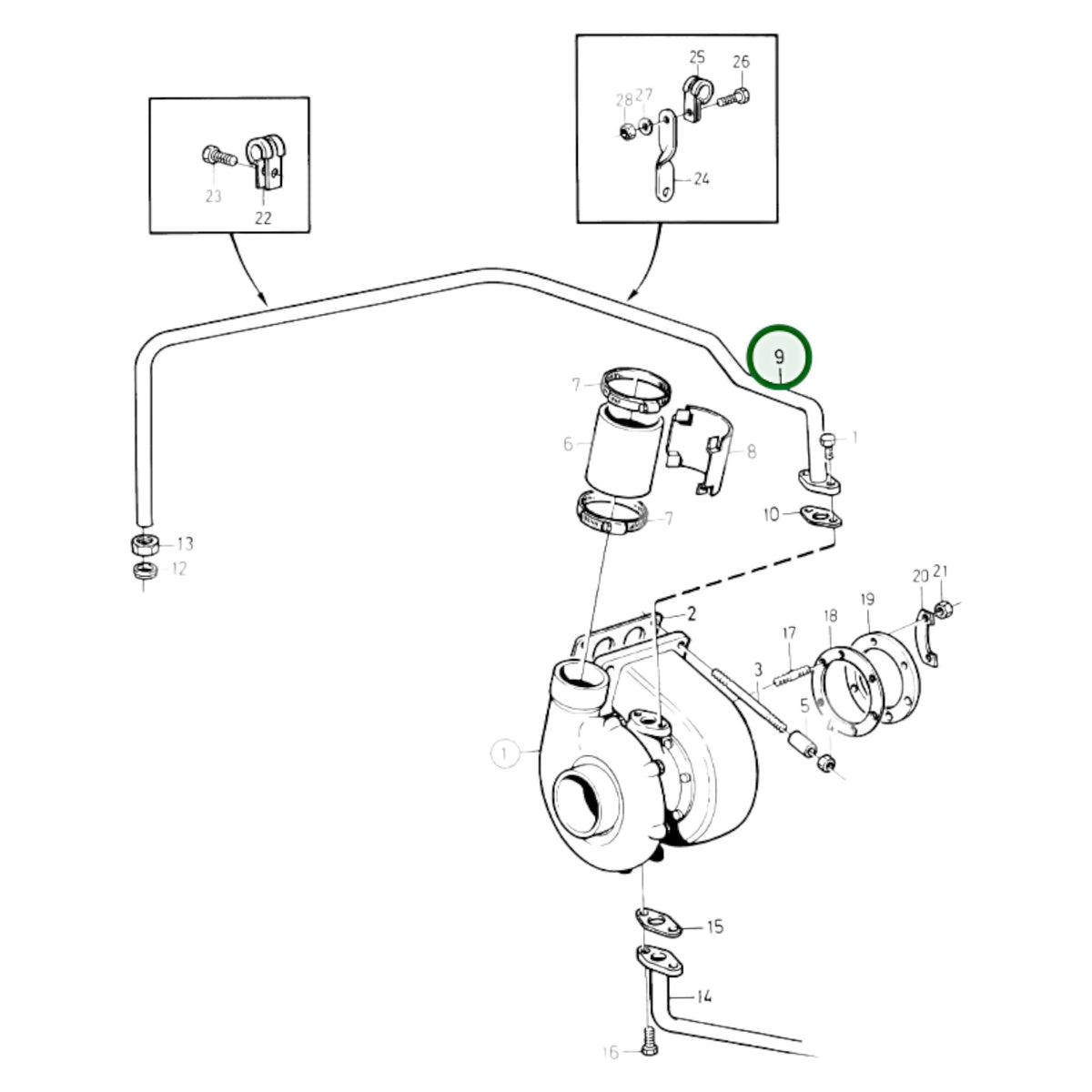849257 - Oil Pressure Pipe