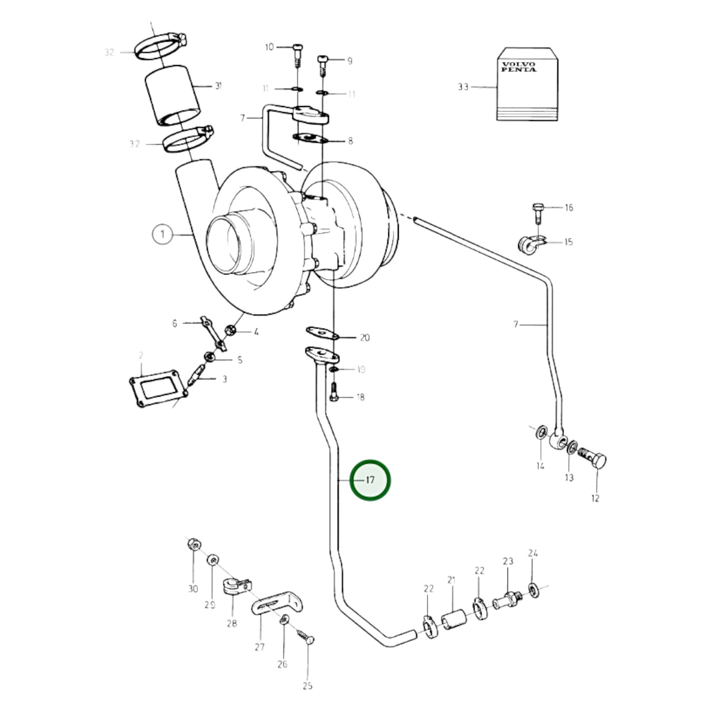 849652 - Oil Return Pipe