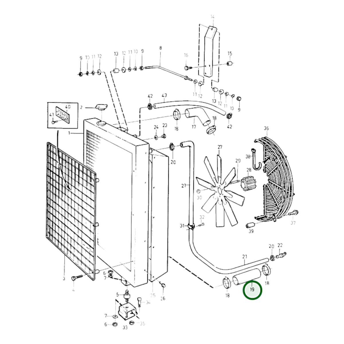 849738 - Radiator Hose