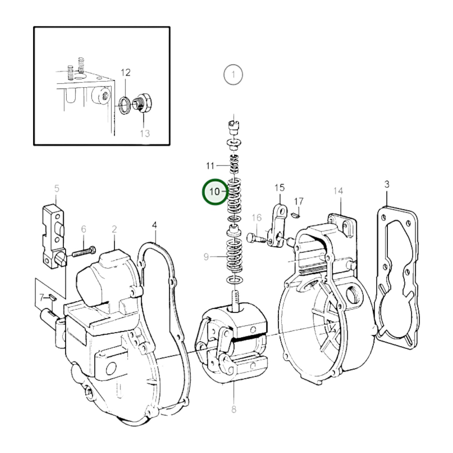 849828 - Regulator Spring