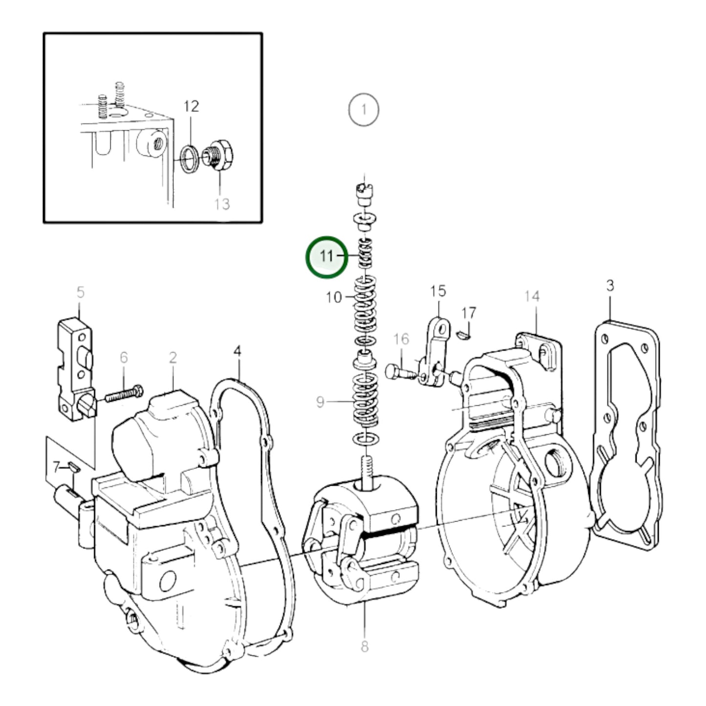 849829 - Regulator Spring