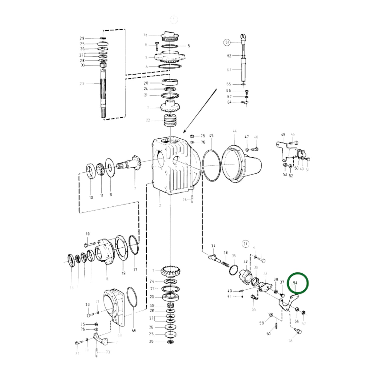 852363 - Intermediate Lever
