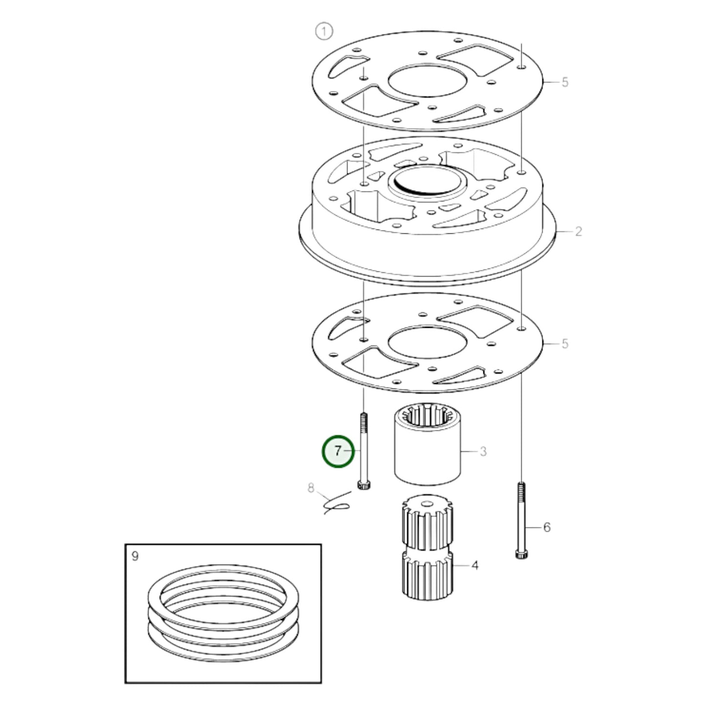 852689 - Hex. Socket Screw