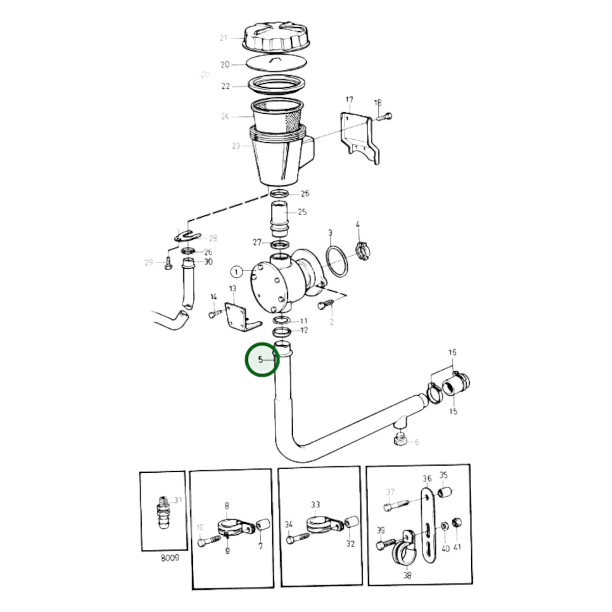 858525 - Coolant Pipe
