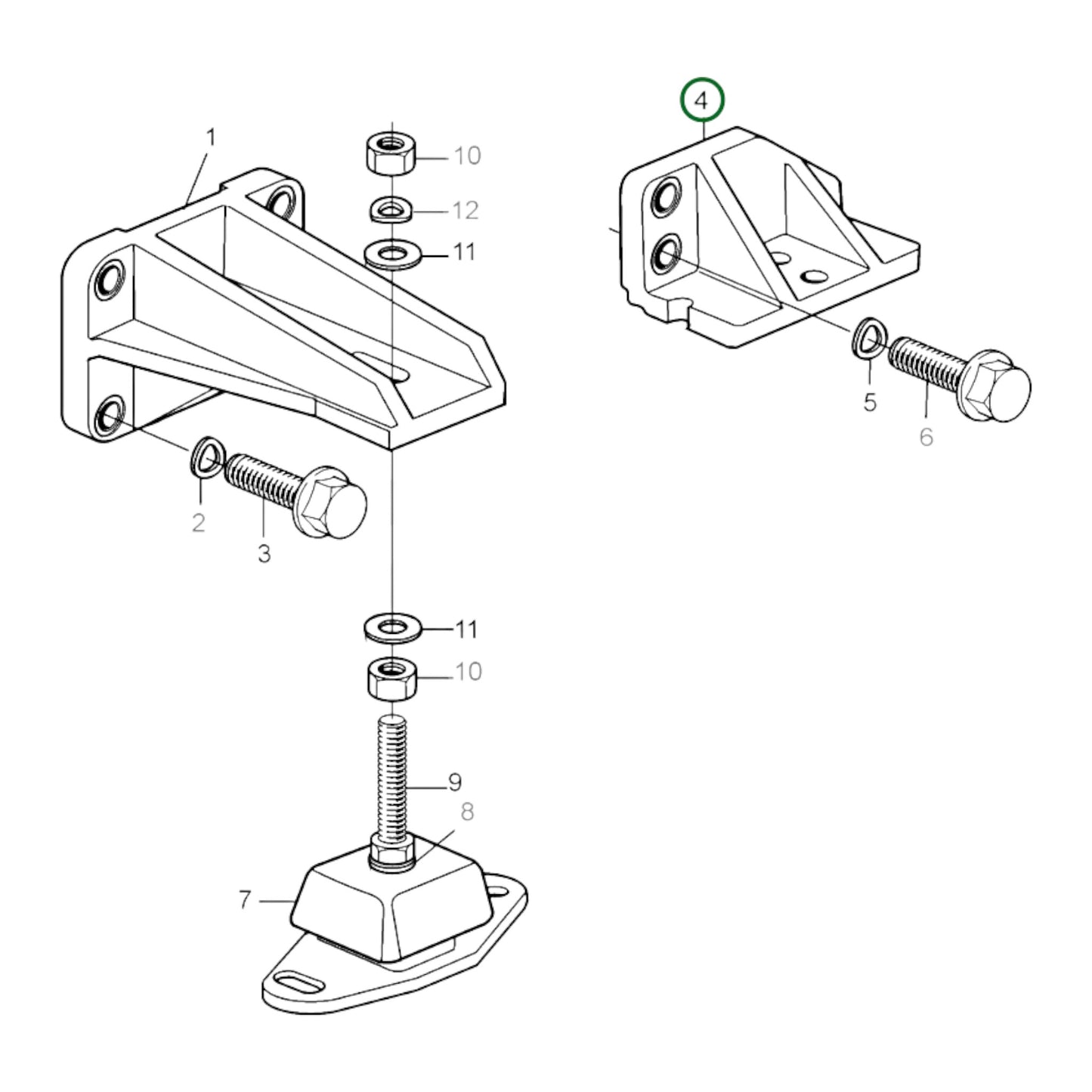 860952 - Engine Bracket