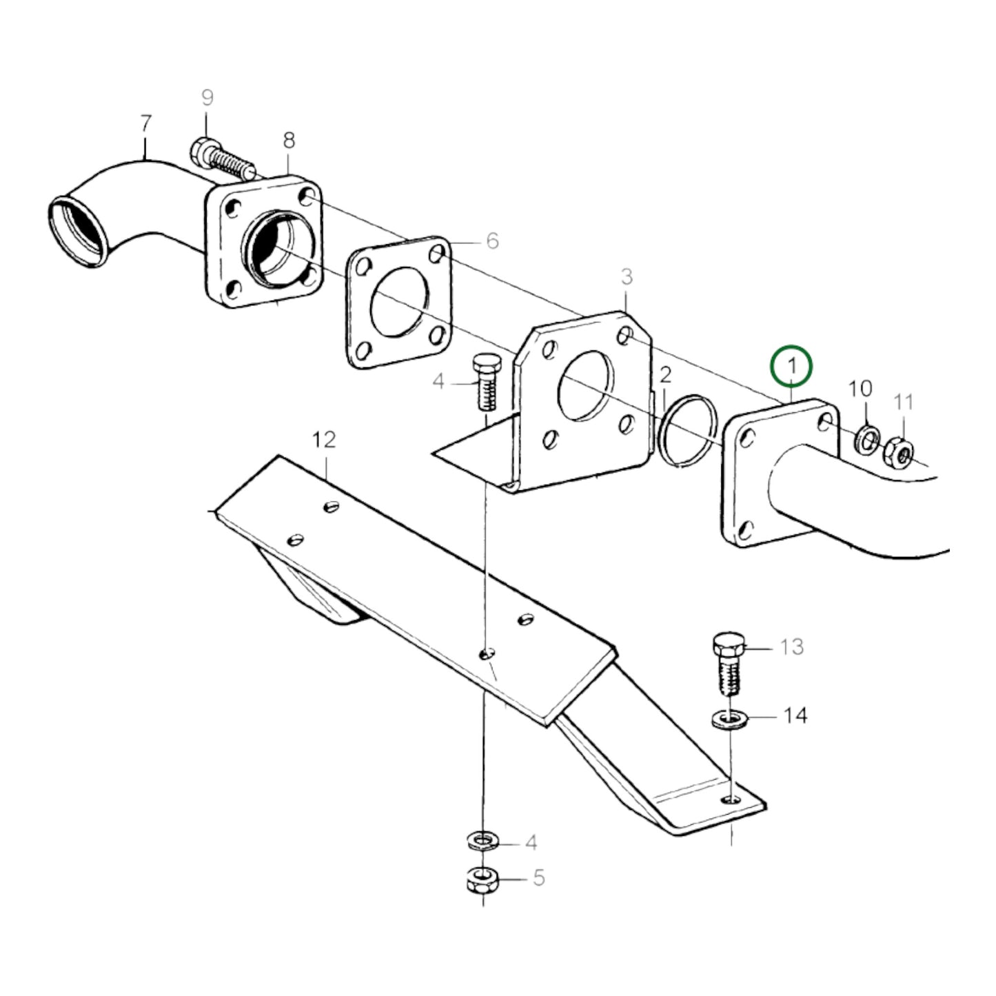 864945 - Coolant Pipe