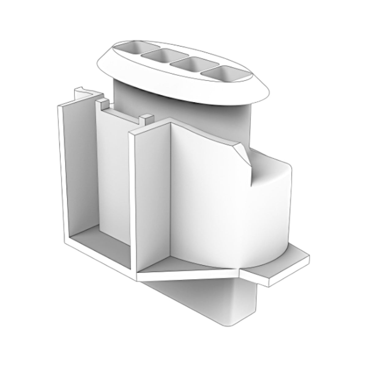 874456 - Receptacle Housing