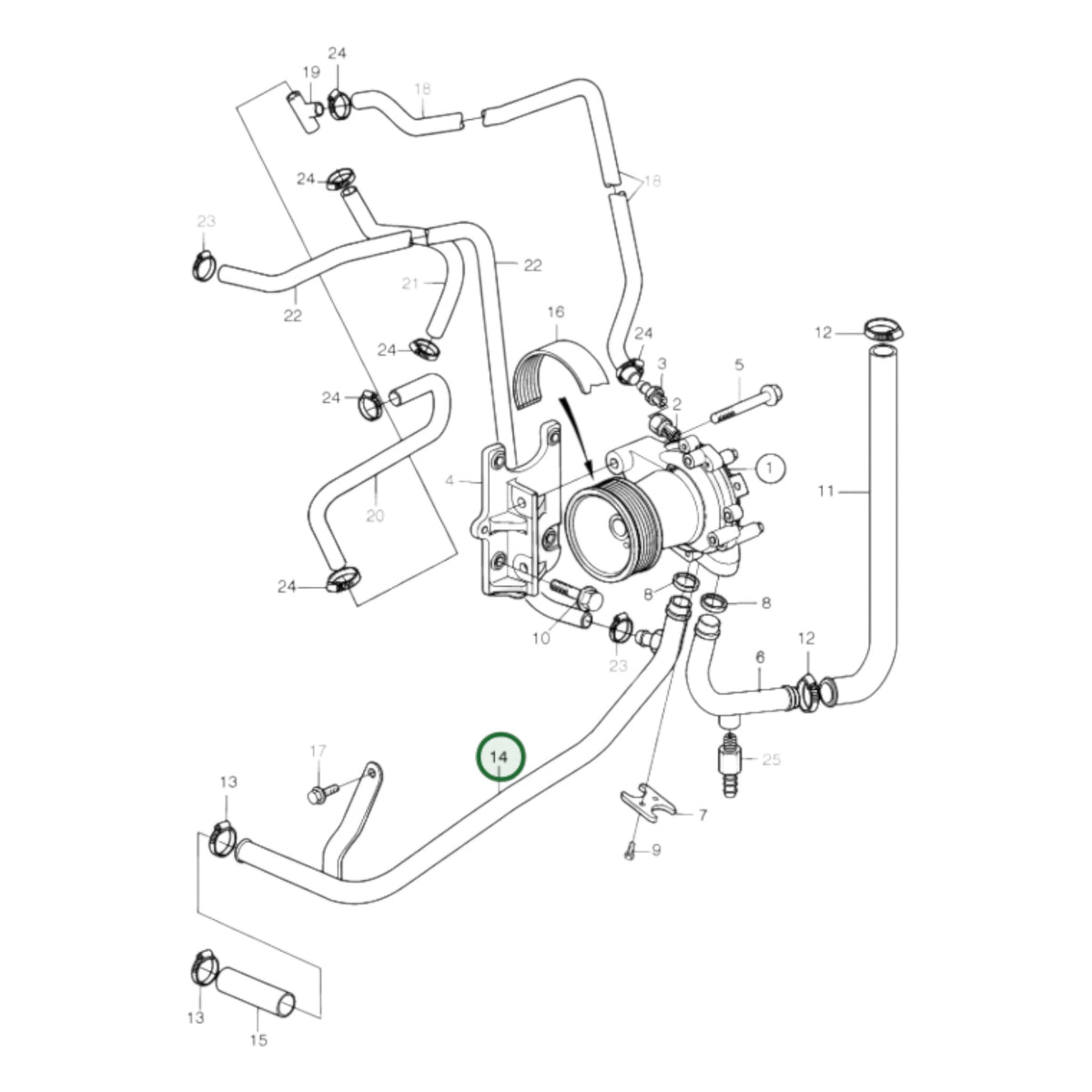 877745 - Coolant Pipe