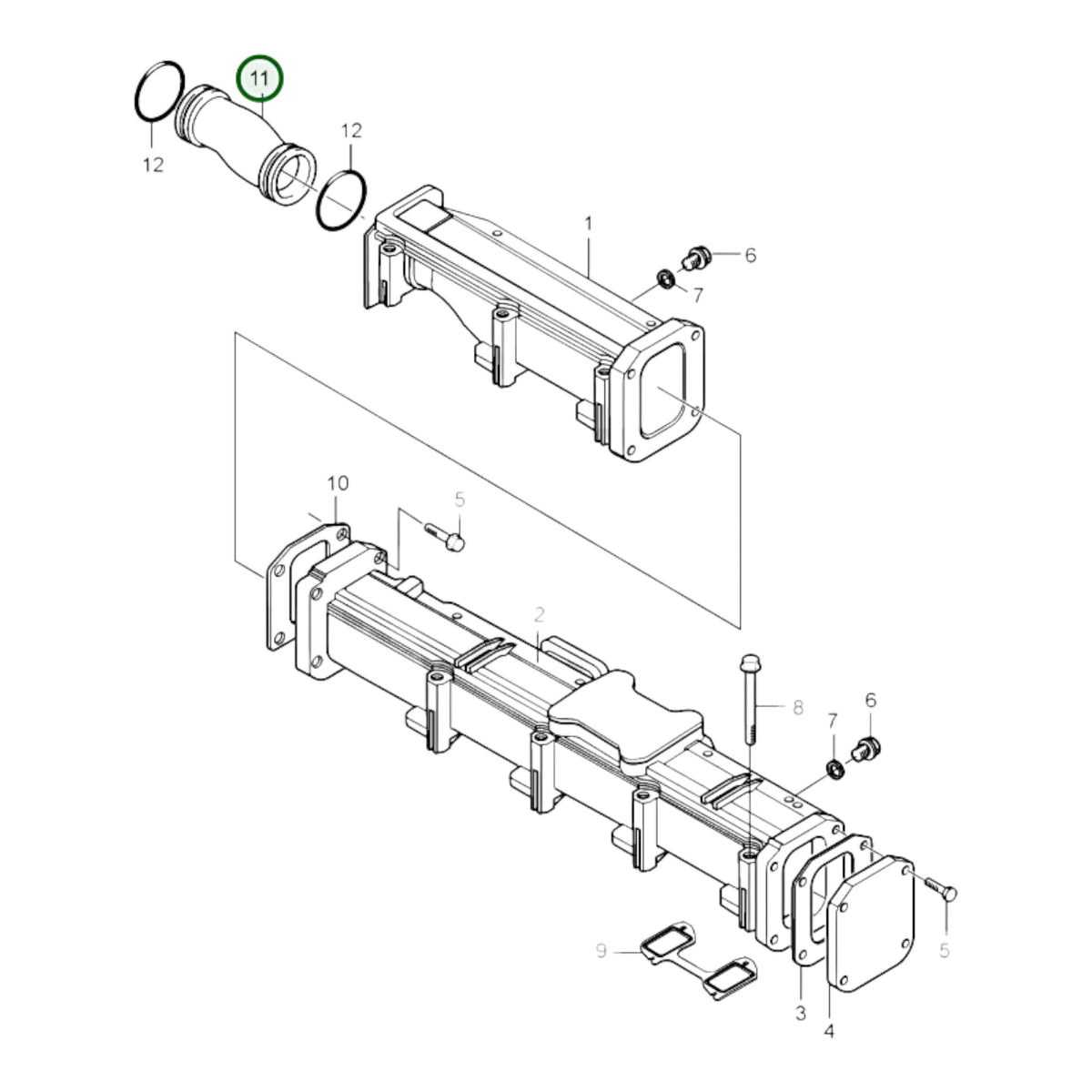 888773 - Charge Air Pipe