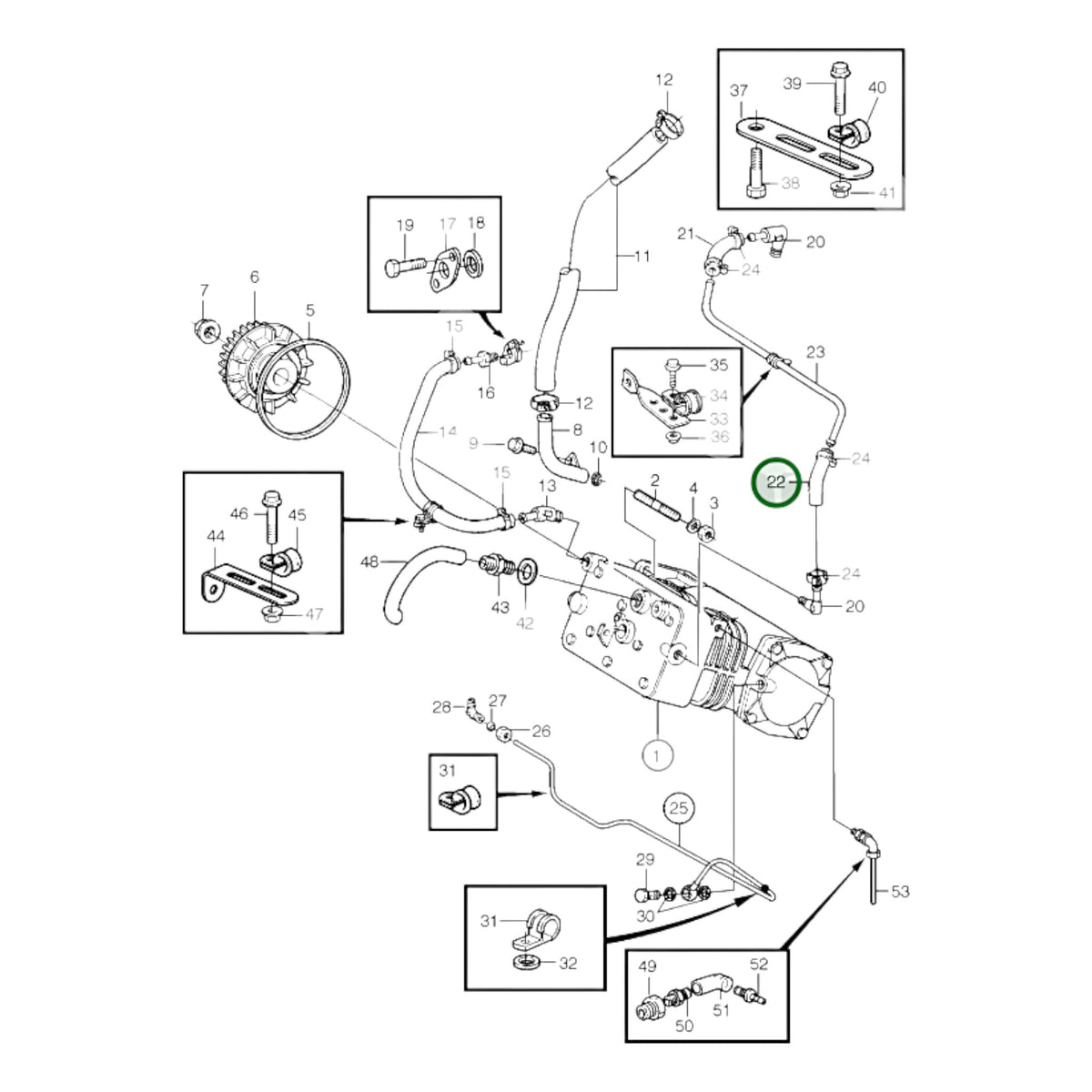 9523694 - Radiator Hose