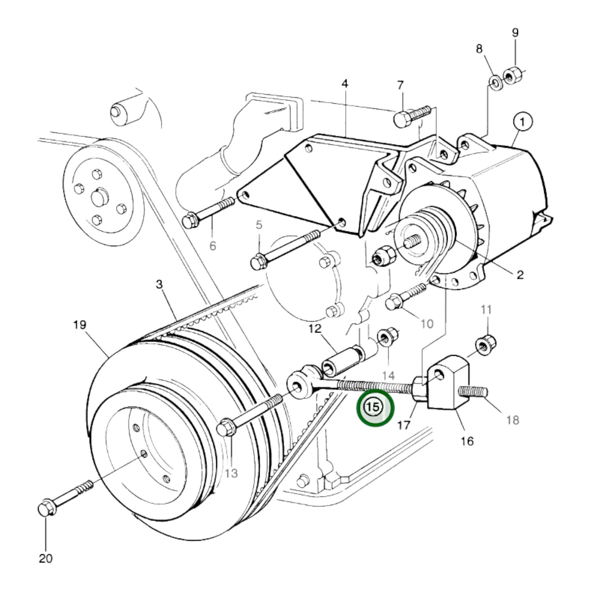9524758 - Tensioning Screw