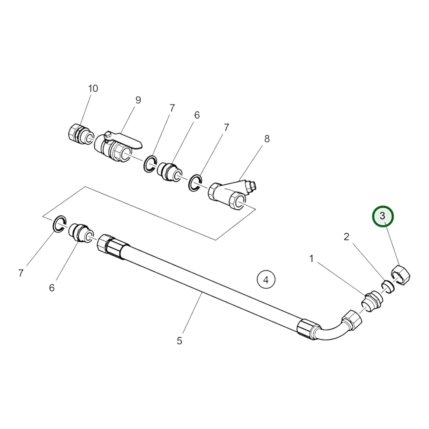956990 - Fitting Nut