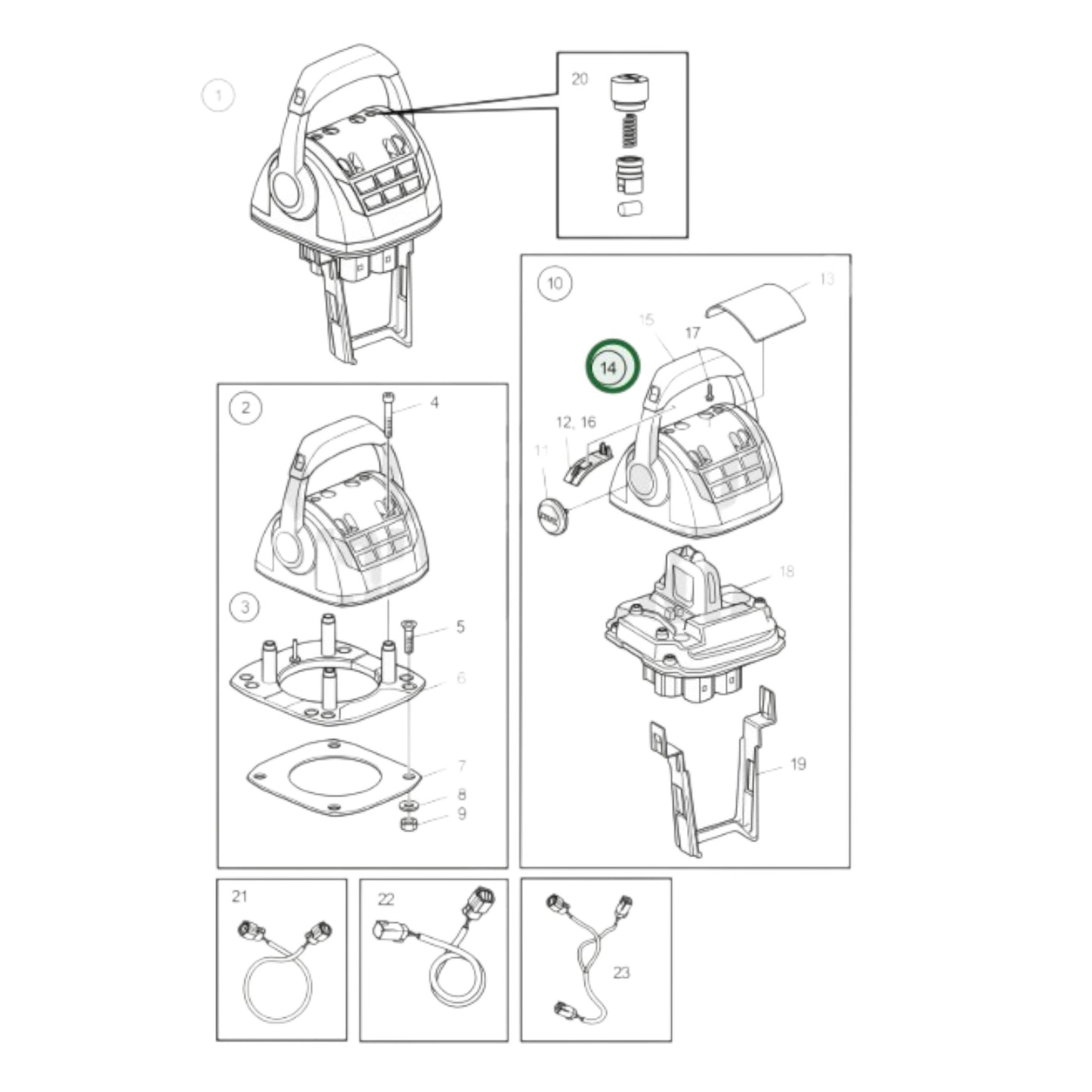 21758955 - Lever Knob Spare Part