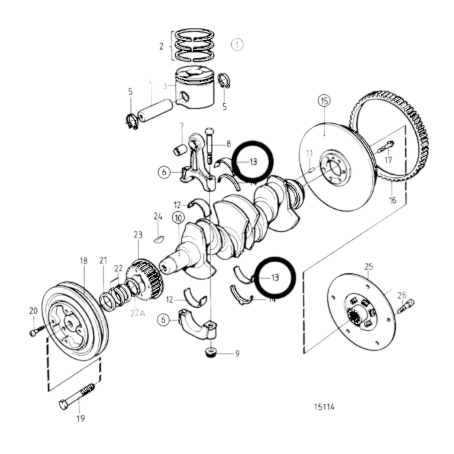 859791 - Main Bearing Kit