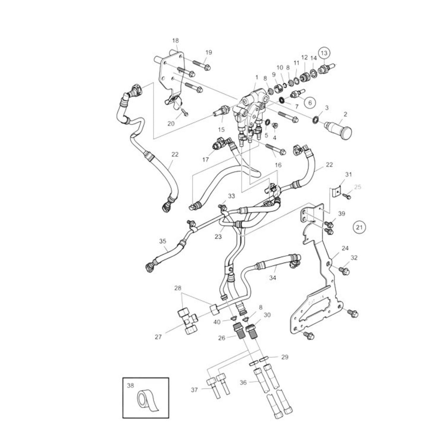 23681836 - Fuel Hose