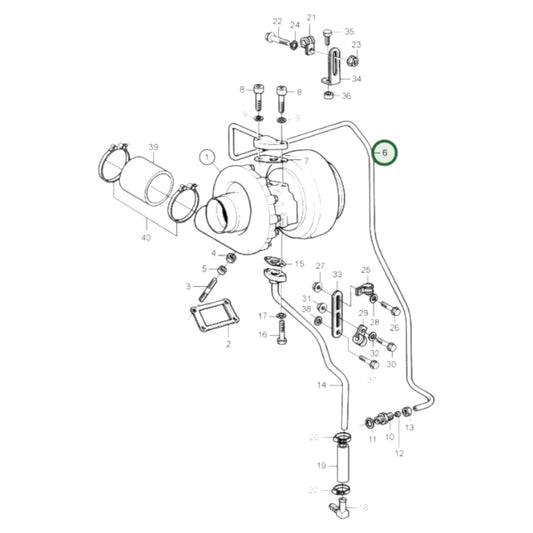 11032041 - Oil Pressure Pipe