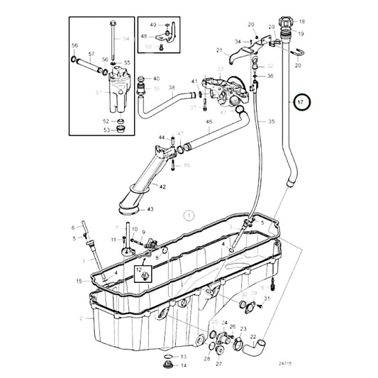 11447070 - Oil Filler Pipe