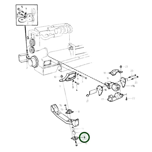1503490 - Rubber Cushion