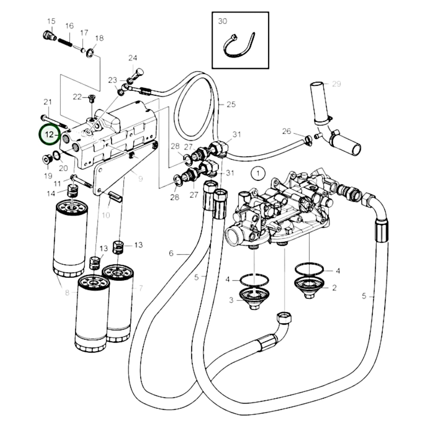 15138785 - Oil Filter Housing