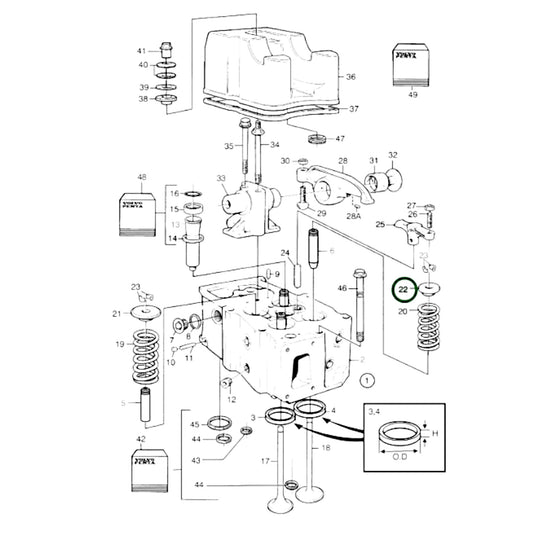1543046 - Valve Spring Washer