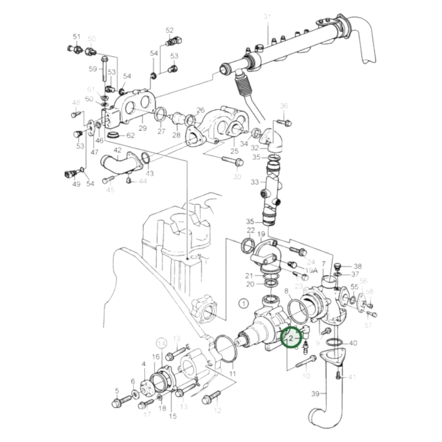1543847 - L-Nippel/Drain Cock