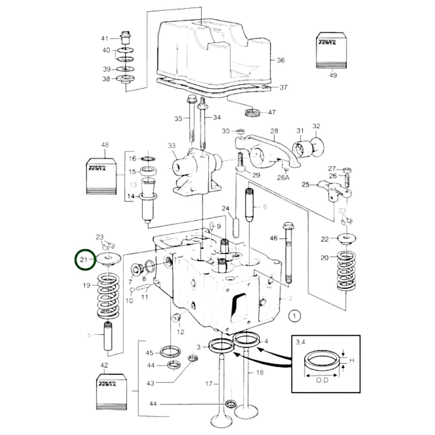 1543866 - Valve Spring Washer