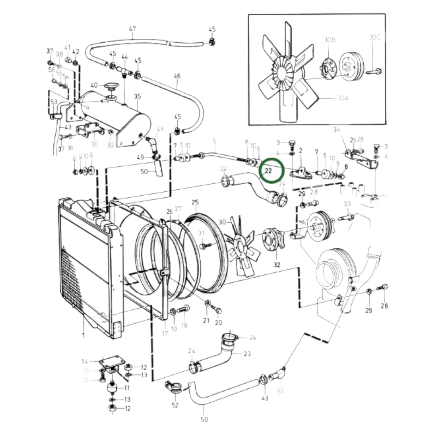 1544849 - Radiator Hose