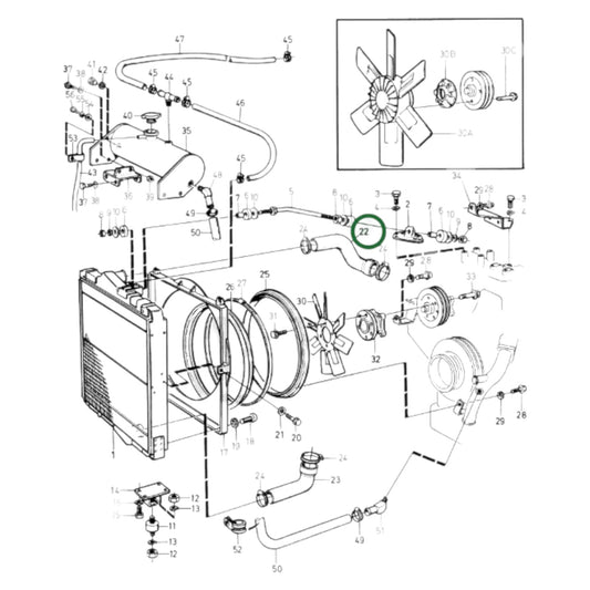 1544849 - Radiator Hose